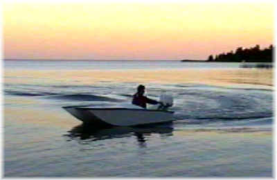 Testing :  overall the hull is a great success.