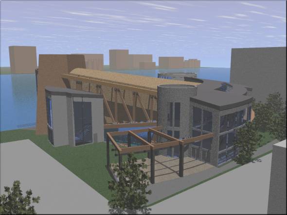 7 CAD VIEW FROM LEFT ABOVE 590