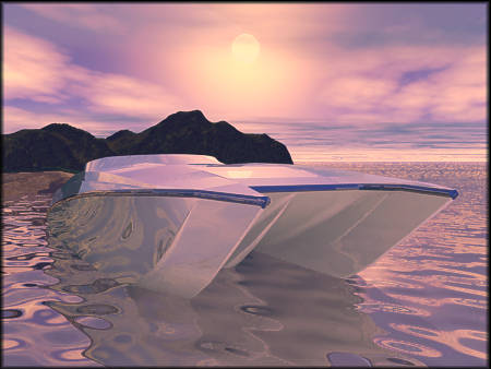 sunset -  image copyright 1999 by Island Design